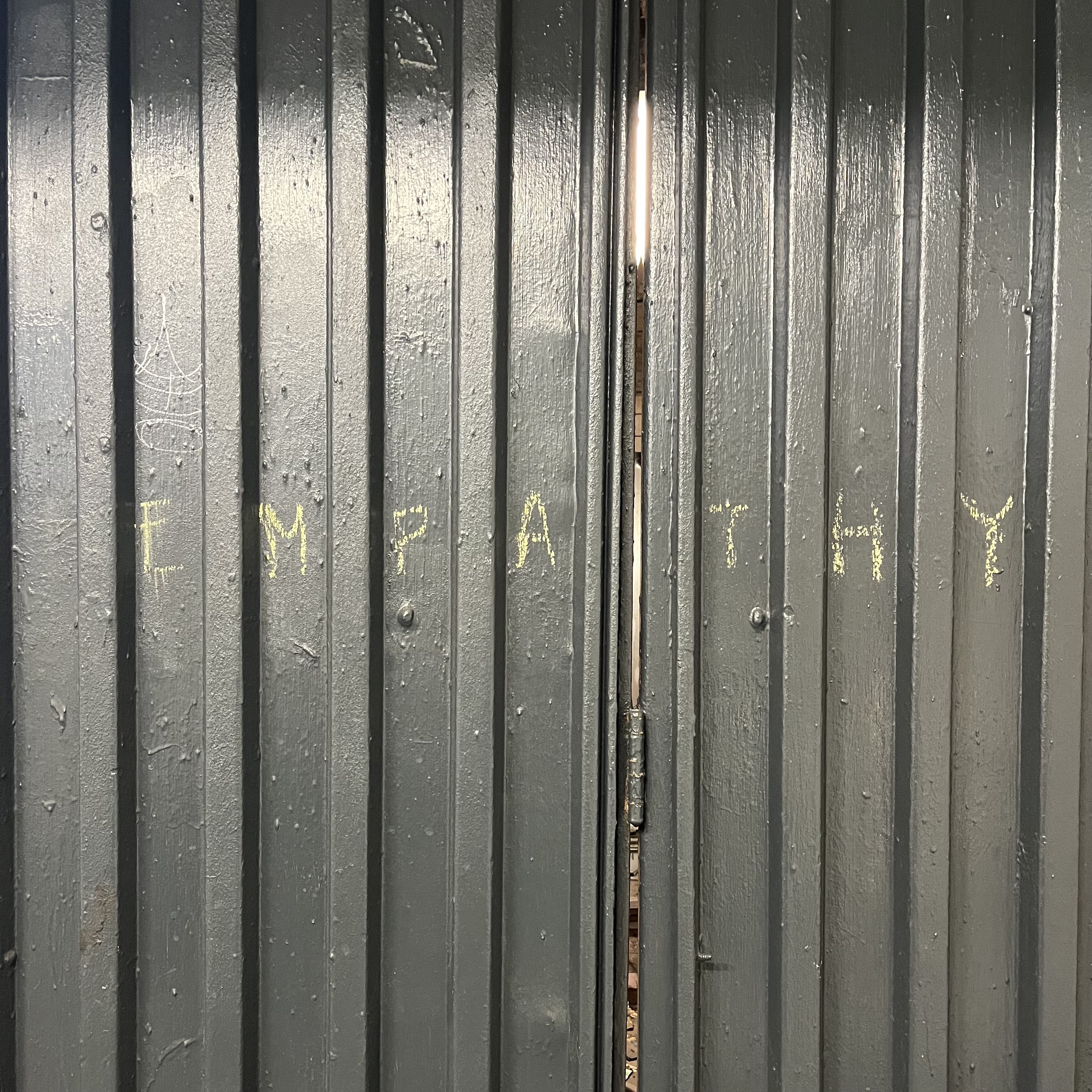 Empathy in the subway. 7th Ave Station, Park Slope, Brooklyn