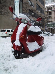Snow Vespa
