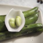 Grilled Fava Beans and Spring Onions