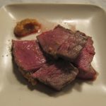 Grilled Sirloin with Miso Glaze