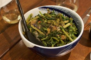 Sicilian-Style Broccoli Rabe With Eggplant and Capers Recipe